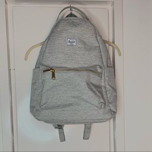 Grey backpack